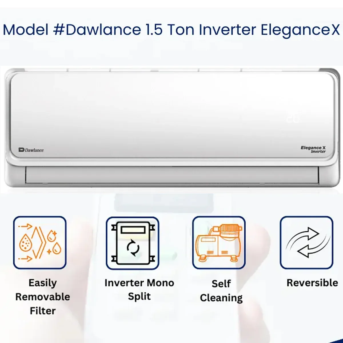 Dawlance Elegance X 1.5 Ton Inverter Split AC